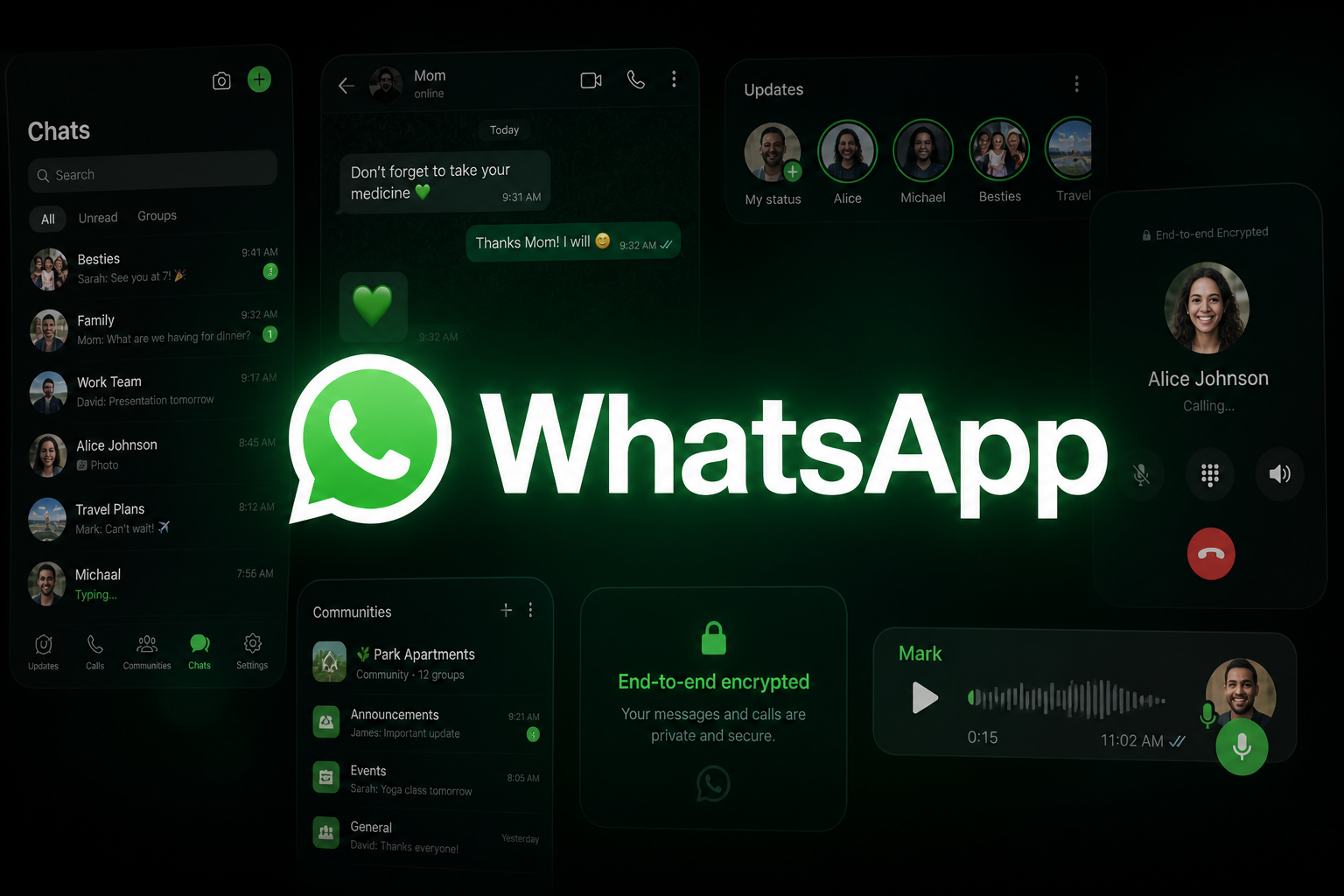 WhatsApp-style real-time messaging project preview